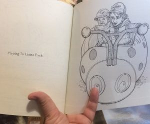 Lucky Lady Bug in colouring book by Emery Silva