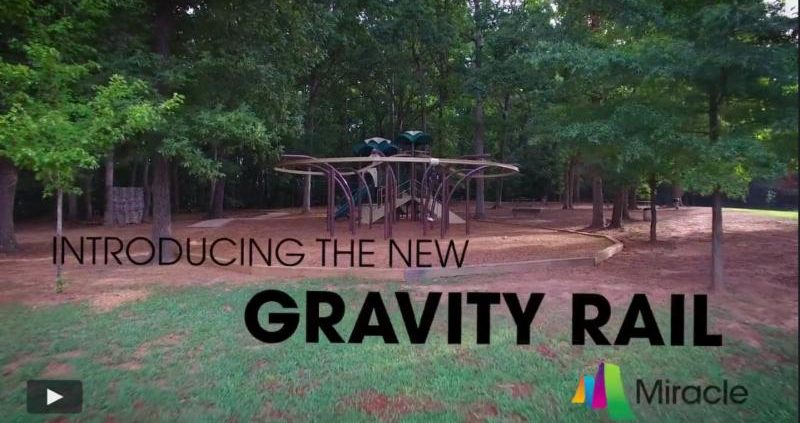 Gravity Rail from Miracle Recreation. Zipline fun for the playground!