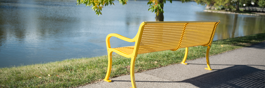 Wabash Valley Yellow Bench