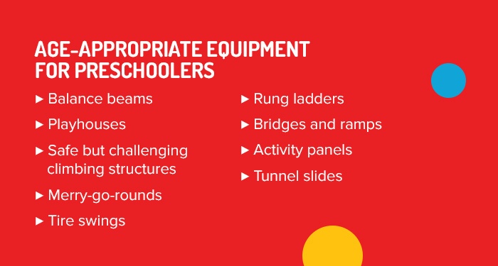 Playground Equipment for Preschoolers