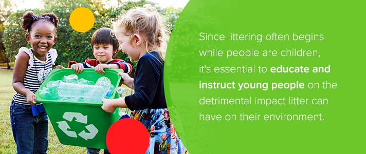 Educate Young People About Litter