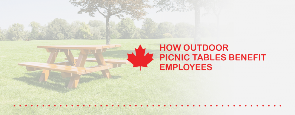 How Outdoor Picnic Tables Benefit Employees