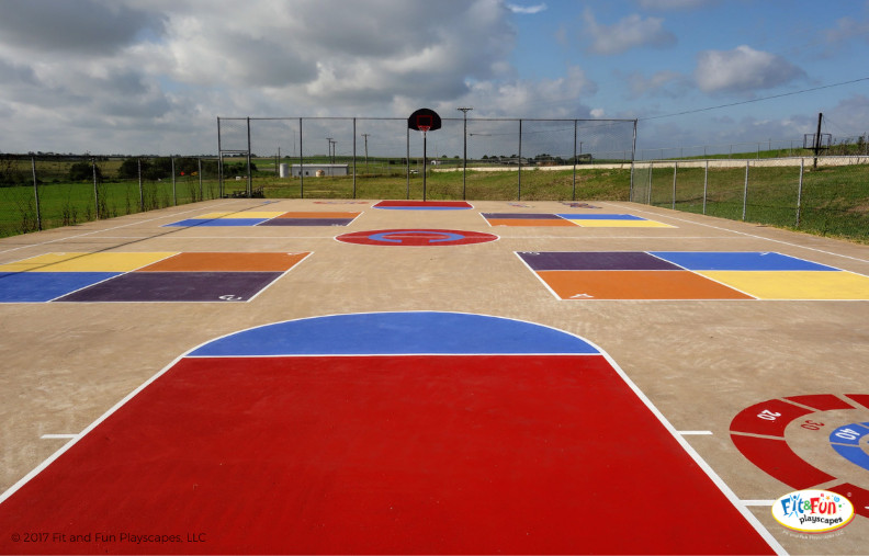 Fit and Fun Basketball Court